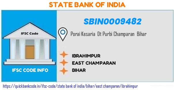 State Bank of India Ibrahimpur SBIN0009482 IFSC Code