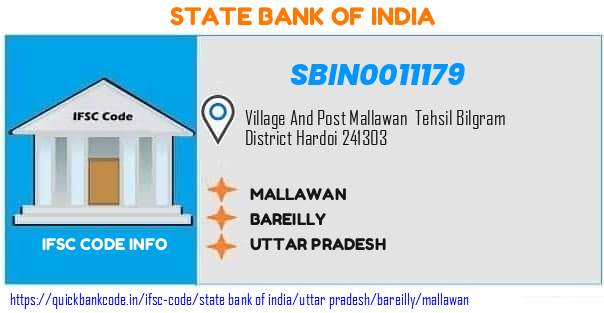 State Bank of India Mallawan SBIN0011179 IFSC Code