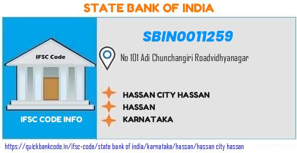 State Bank of India Hassan City Hassan SBIN0011259 IFSC Code