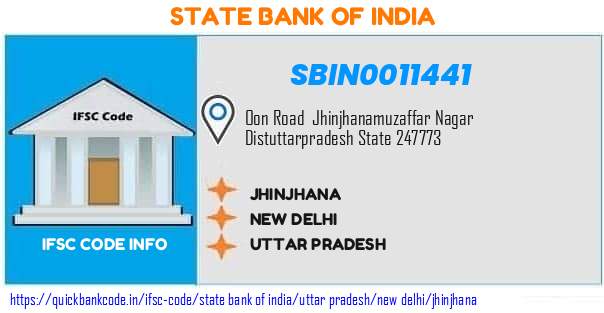 State Bank of India Jhinjhana SBIN0011441 IFSC Code