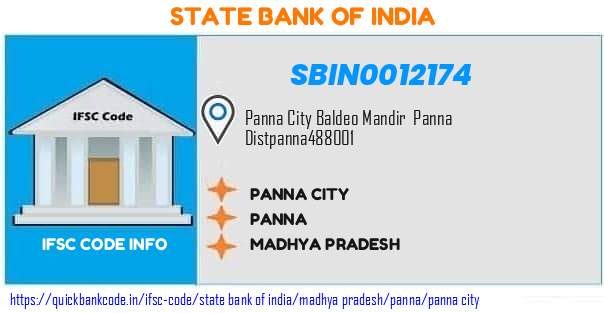 State Bank of India Panna City SBIN0012174 IFSC Code