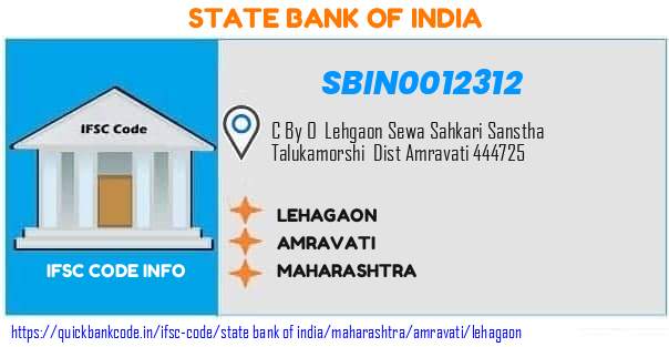 State Bank of India Lehagaon SBIN0012312 IFSC Code