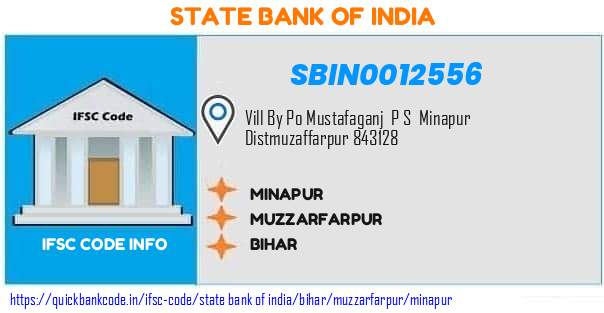 State Bank of India Minapur SBIN0012556 IFSC Code