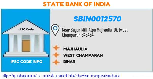 State Bank of India Majhaulia SBIN0012570 IFSC Code