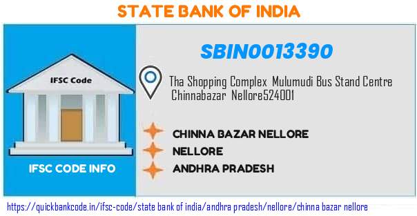 State Bank of India Chinna Bazar Nellore SBIN0013390 IFSC Code