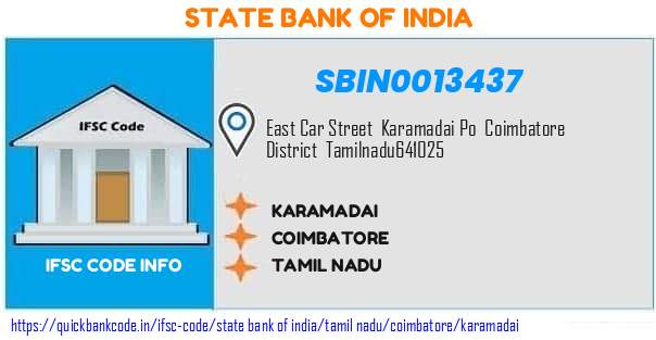 State Bank of India Karamadai SBIN0013437 IFSC Code
