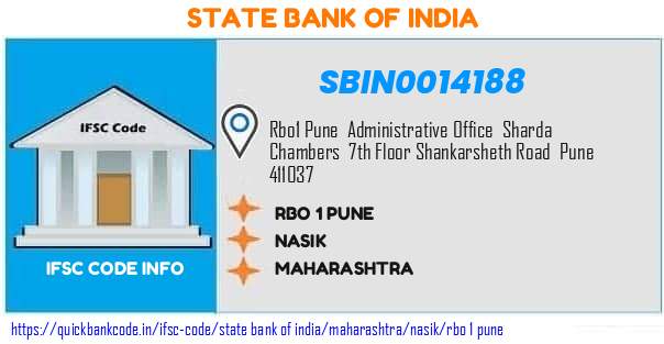 State Bank of India Rbo 1 Pune SBIN0014188 IFSC Code