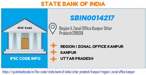 State Bank of India Region I Zonal Office Kanpur SBIN0014217 IFSC Code