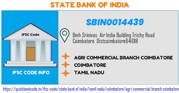 State Bank of India Agri Commercial Branch Coimbatore SBIN0014439 IFSC Code