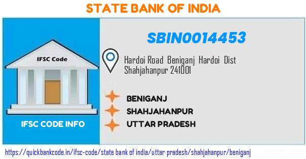 State Bank of India Beniganj SBIN0014453 IFSC Code