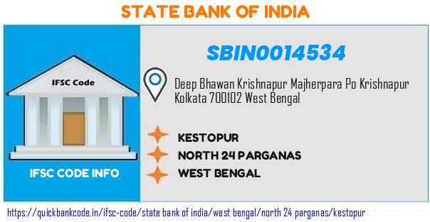 State Bank of India Kestopur SBIN0014534 IFSC Code
