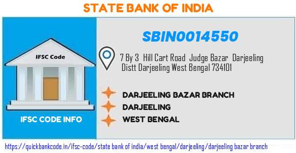 State Bank of India Darjeeling Bazar Branch SBIN0014550 IFSC Code