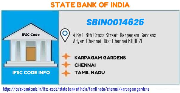 State Bank of India Karpagam Gardens SBIN0014625 IFSC Code