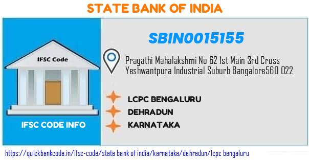 State Bank of India Lcpc Bengaluru SBIN0015155 IFSC Code