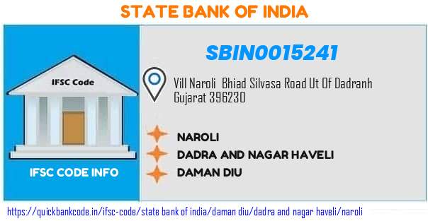 State Bank of India Naroli SBIN0015241 IFSC Code