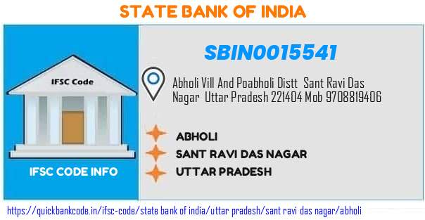 State Bank of India Abholi SBIN0015541 IFSC Code