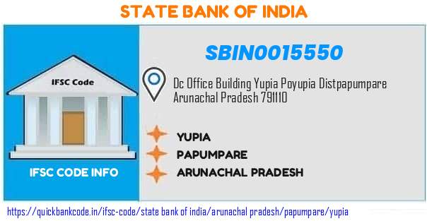 State Bank of India Yupia SBIN0015550 IFSC Code