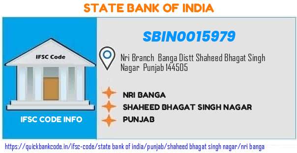 State Bank of India Nri Banga SBIN0015979 IFSC Code