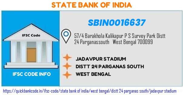 State Bank of India Jadavpur Stadium SBIN0016637 IFSC Code