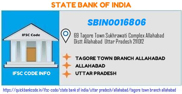 State Bank of India Tagore Town Branch Allahabad SBIN0016806 IFSC Code