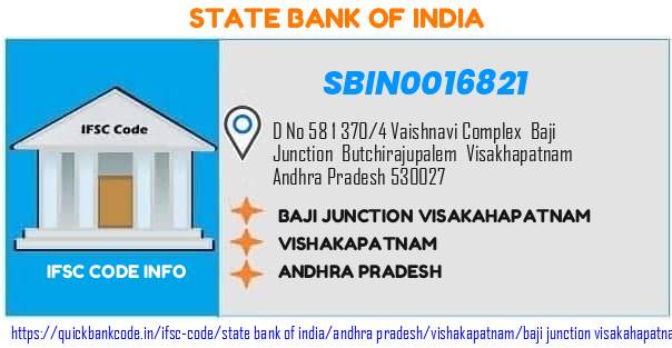 State Bank of India Baji Junction Visakahapatnam SBIN0016821 IFSC Code