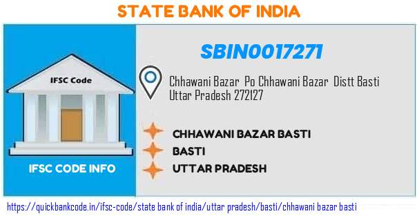 State Bank of India Chhawani Bazar Basti SBIN0017271 IFSC Code