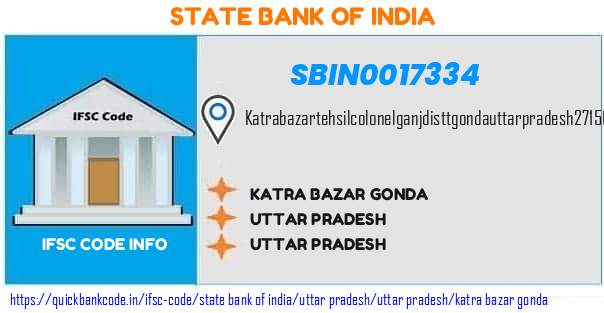 State Bank of India Katra Bazar Gonda SBIN0017334 IFSC Code