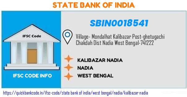 State Bank of India Kalibazar Nadia SBIN0018541 IFSC Code
