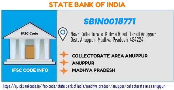 State Bank of India Collectorate Area Anuppur SBIN0018771 IFSC Code