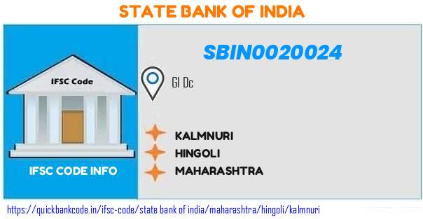State Bank of India Kalmnuri SBIN0020024 IFSC Code