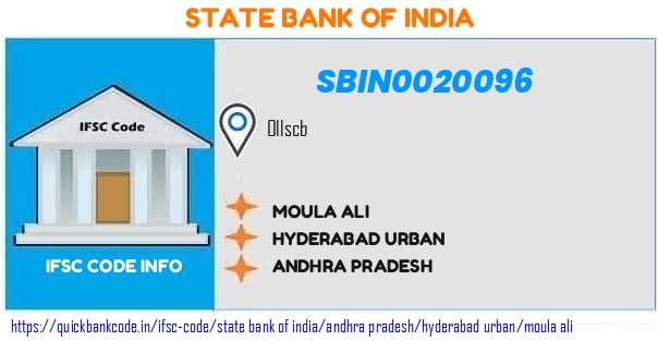 State Bank of India Moula Ali SBIN0020096 IFSC Code