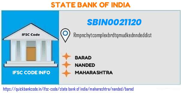 State Bank of India Barad SBIN0021120 IFSC Code