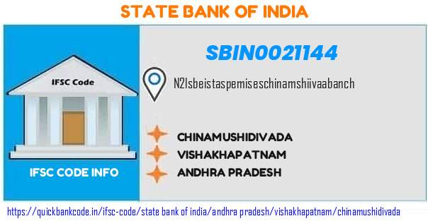 State Bank of India Chinamushidivada SBIN0021144 IFSC Code