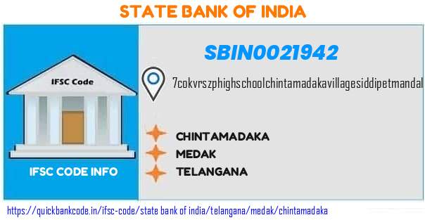 State Bank of India Chintamadaka SBIN0021942 IFSC Code