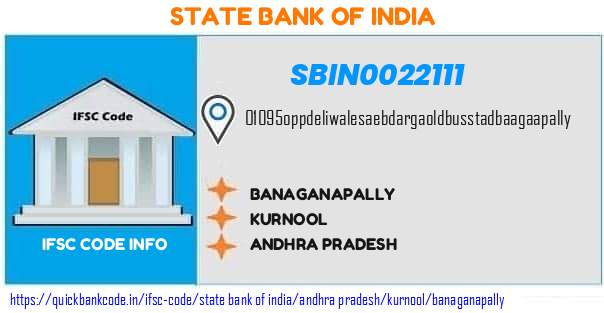 State Bank of India Banaganapally SBIN0022111 IFSC Code