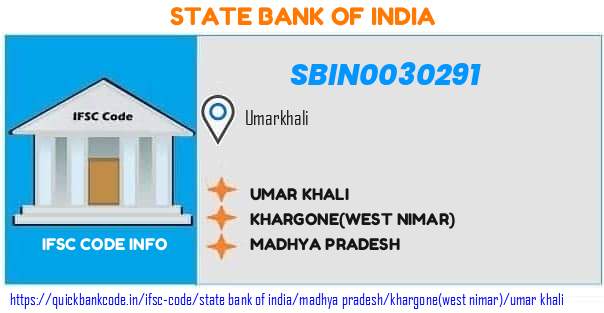 State Bank of India Umar Khali SBIN0030291 IFSC Code