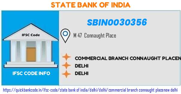 State Bank of India Commercial Branch Connaught Placenew Delhi SBIN0030356 IFSC Code