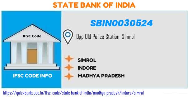 State Bank of India Simrol SBIN0030524 IFSC Code