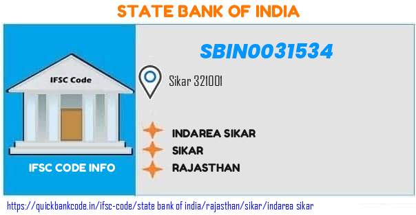 State Bank of India Indarea Sikar SBIN0031534 IFSC Code