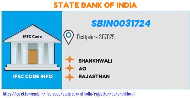 State Bank of India Shankhwali SBIN0031724 IFSC Code