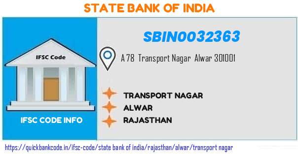 State Bank of India Transport Nagar SBIN0032363 IFSC Code