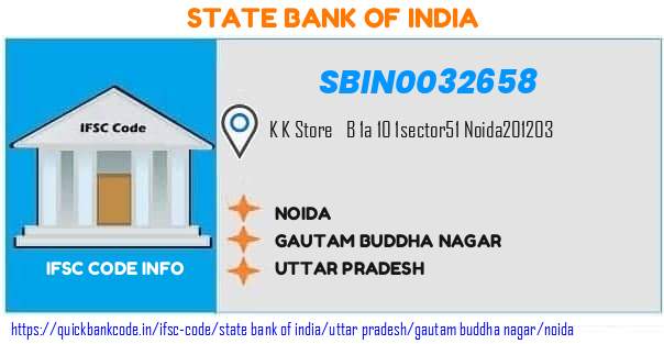 State Bank of India Noida SBIN0032658 IFSC Code