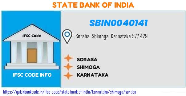 State Bank of India Soraba SBIN0040141 IFSC Code