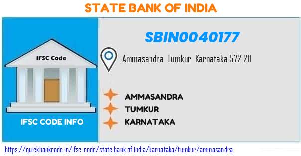 State Bank of India Ammasandra SBIN0040177 IFSC Code