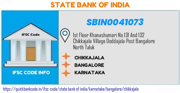 State Bank of India Chikkajala SBIN0041073 IFSC Code