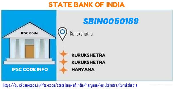 State Bank of India Kurukshetra SBIN0050189 IFSC Code