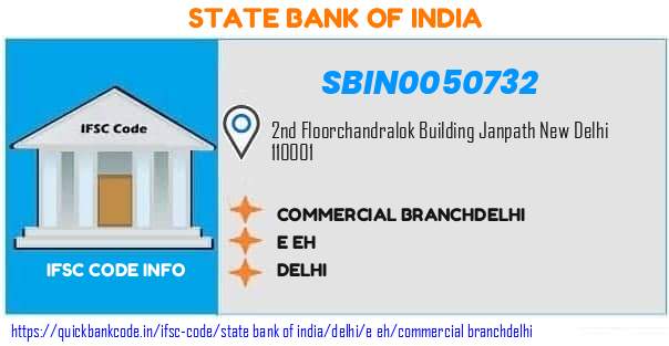 SBIN0050732 State Bank of India. COMMERCIAL BRANCH,DELHI