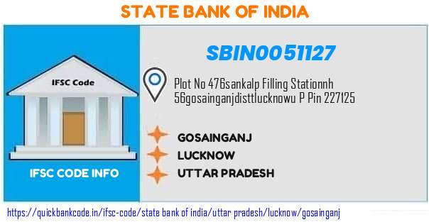 State Bank of India Gosainganj SBIN0051127 IFSC Code