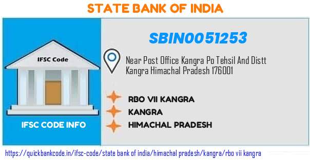 State Bank of India Rbo Vii Kangra SBIN0051253 IFSC Code