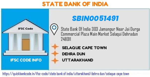 State Bank of India Selaque Cape Town SBIN0051491 IFSC Code